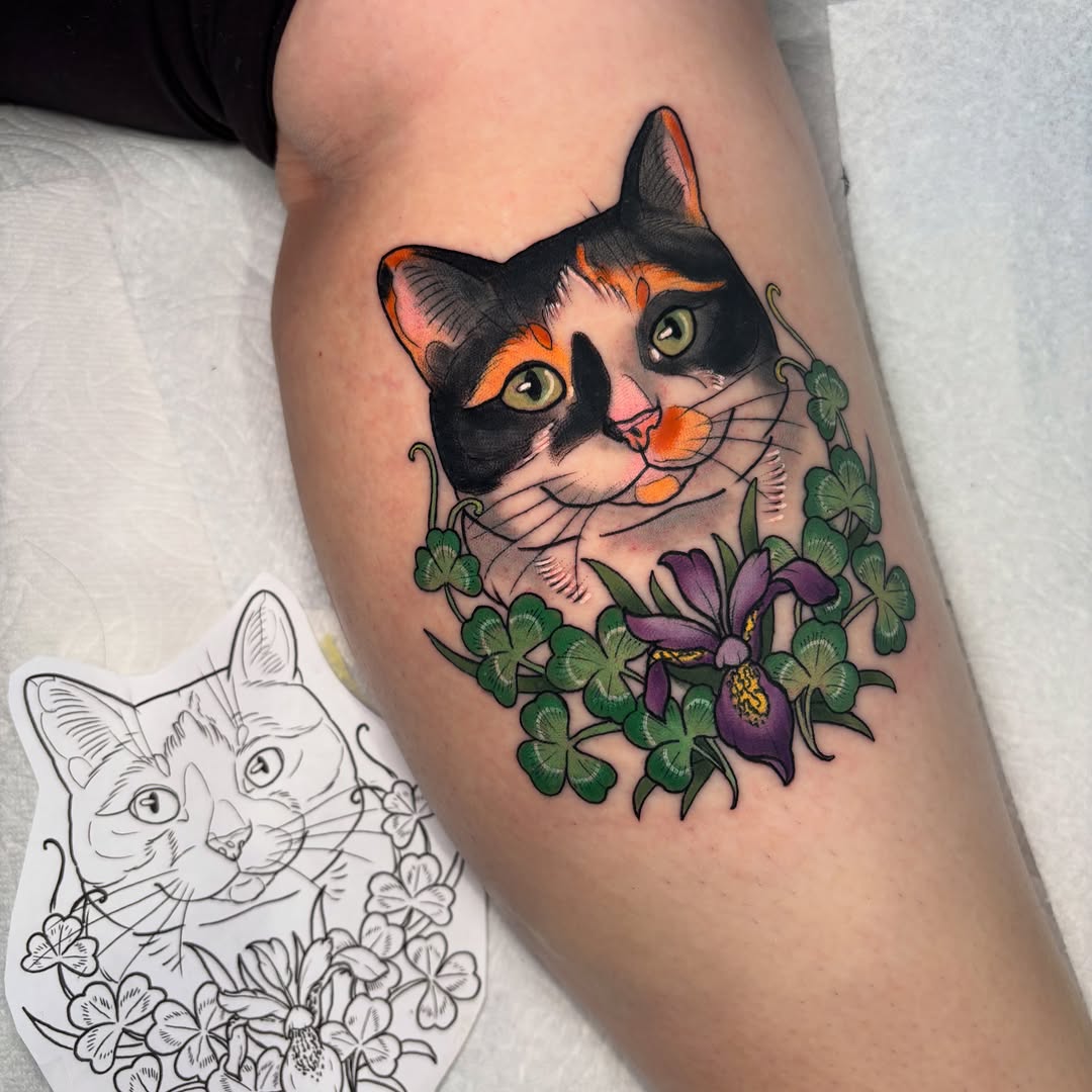 Tattoo by @reidelizabethtattoo — realism, neo_traditional