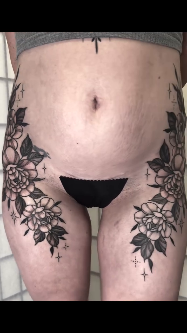 Tattoo by @roseydeers — neo_traditional, black_and_grey