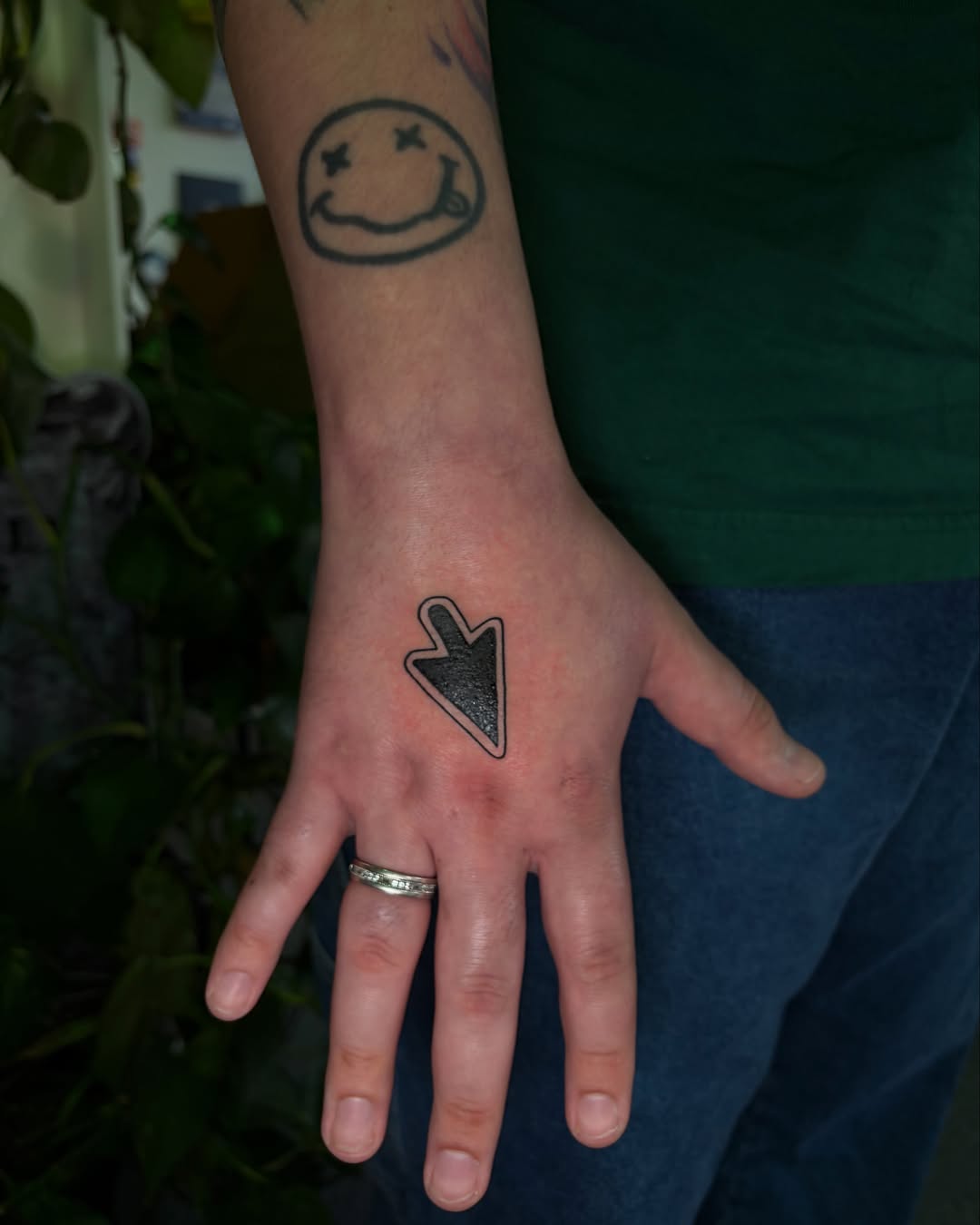 Tattoo by @done_by_dani222 — blackwork