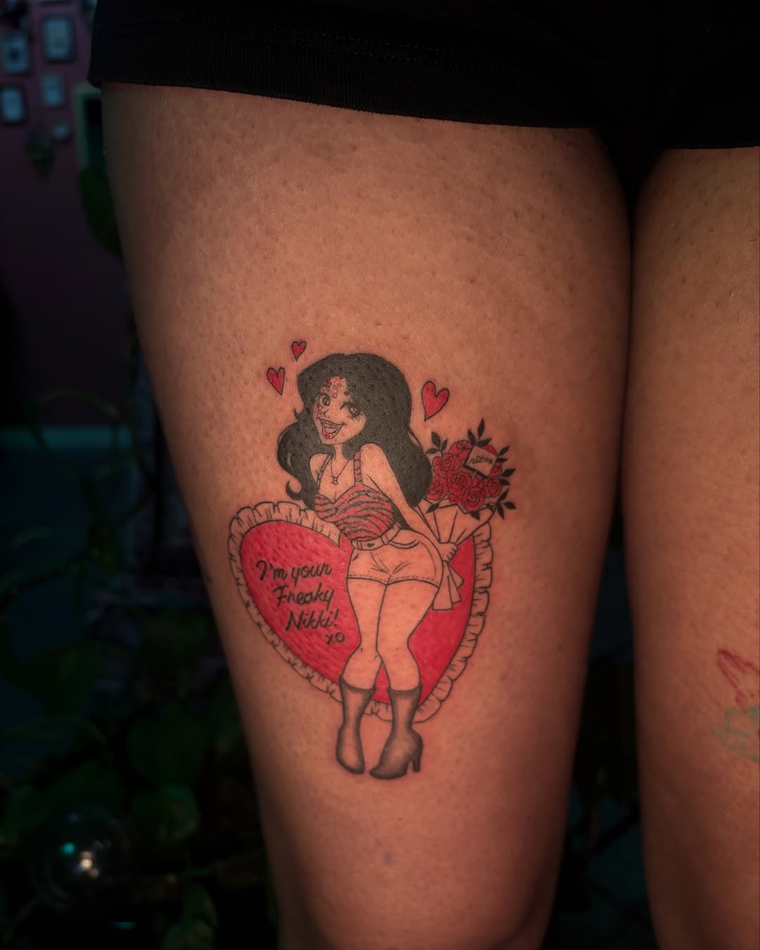 Tattoo by @done_by_dani222 — american_traditional, lettering_script