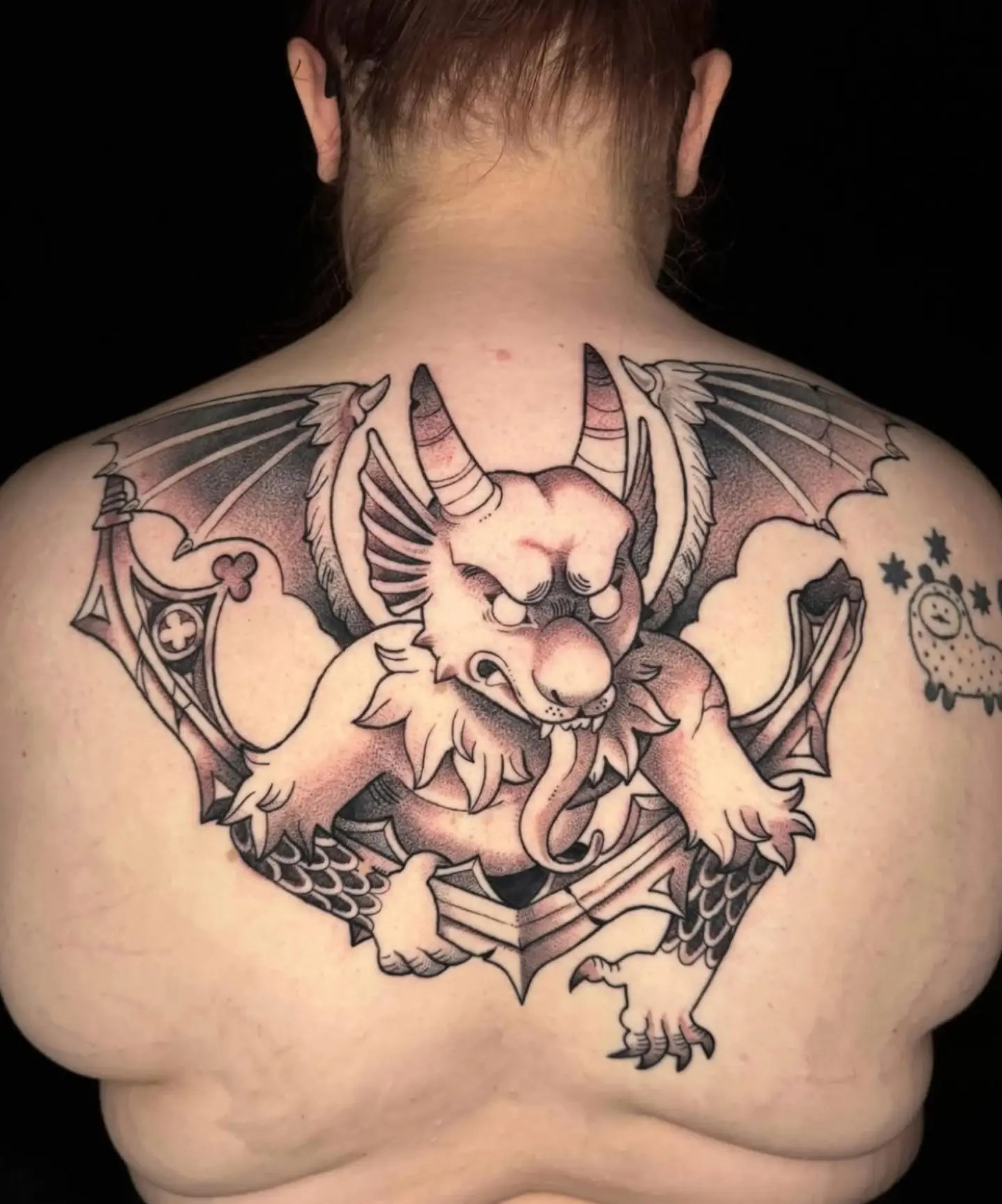 Tattoo by @unkindnessart — black_and_grey