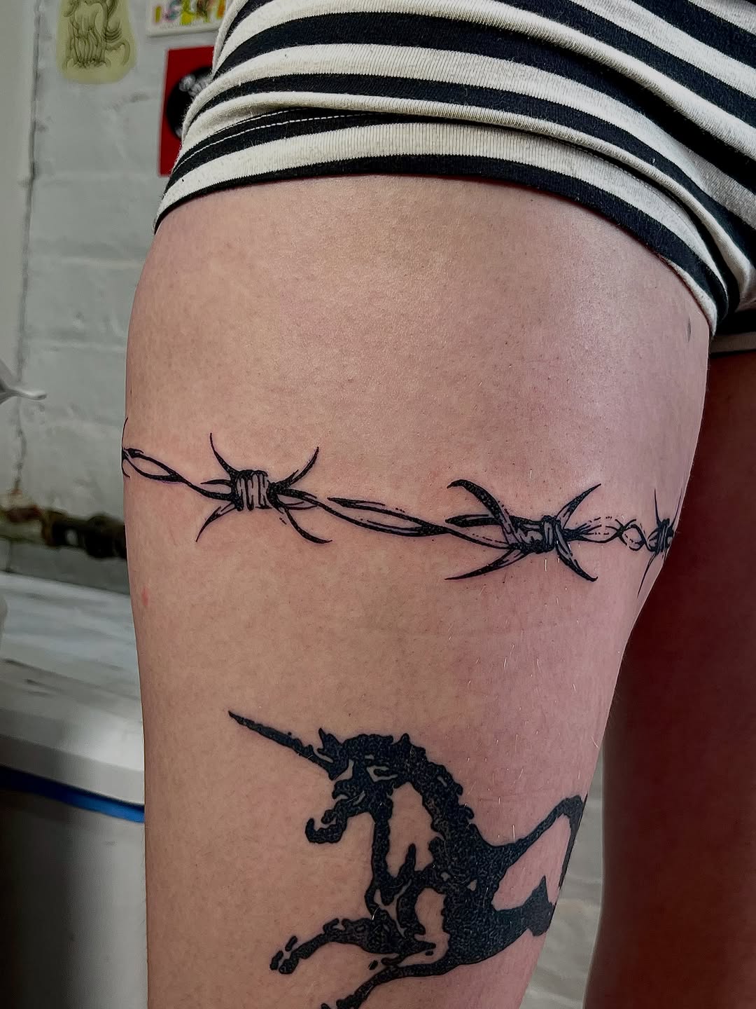 Tattoo by @whatisheavenlike — blackwork