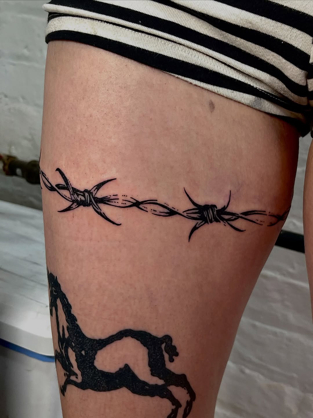Tattoo by @whatisheavenlike — blackwork
