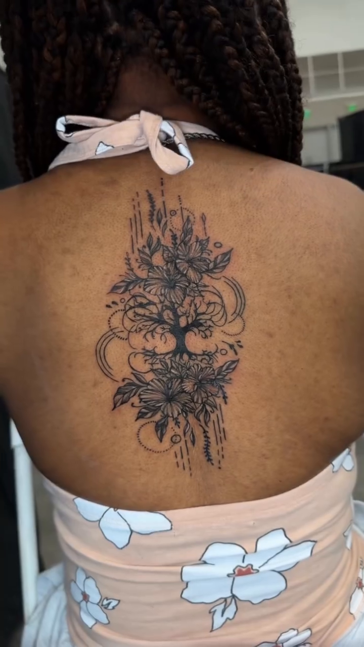 Tattoo by @porshamonie — fine_line, ornamental