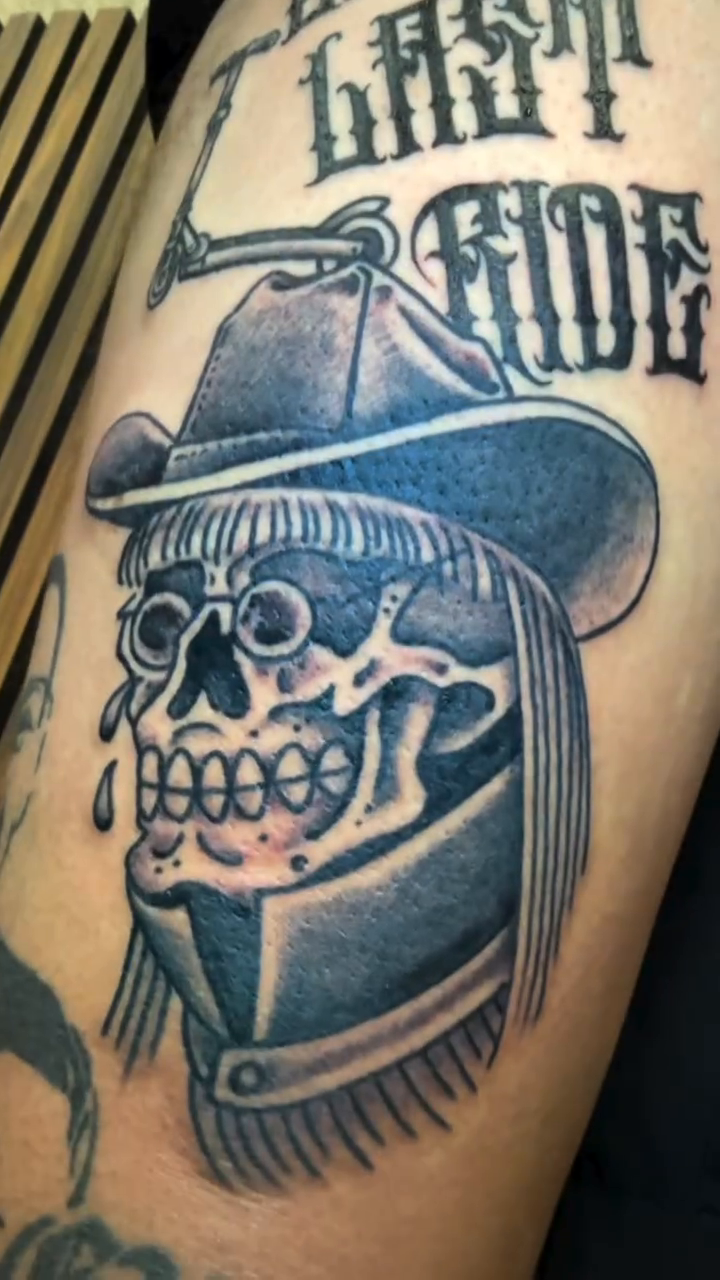 Tattoo by @nickweavertattoos — black_and_grey, realism