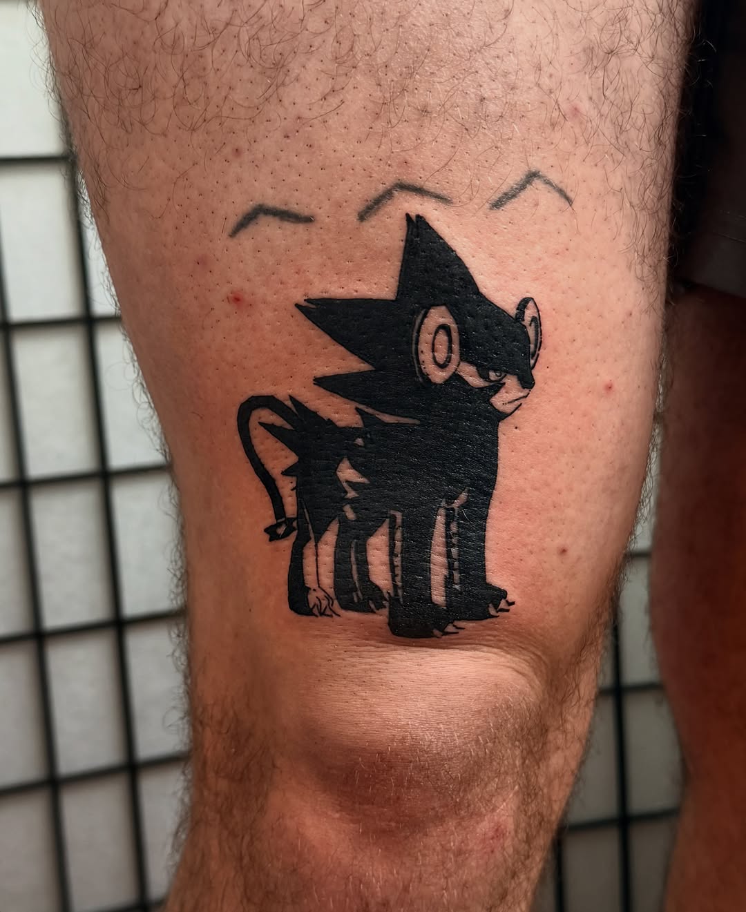 Tattoo by @isthepainok — blackwork