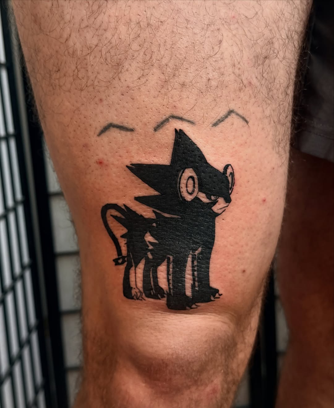 Tattoo by @isthepainok — blackwork