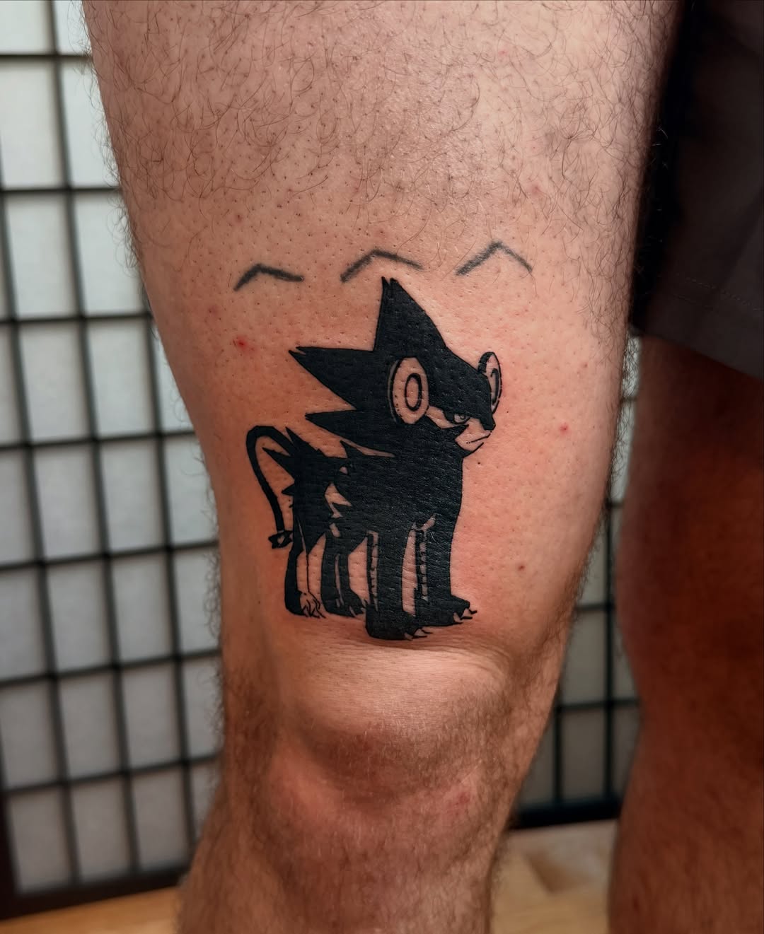 Tattoo by @isthepainok — blackwork