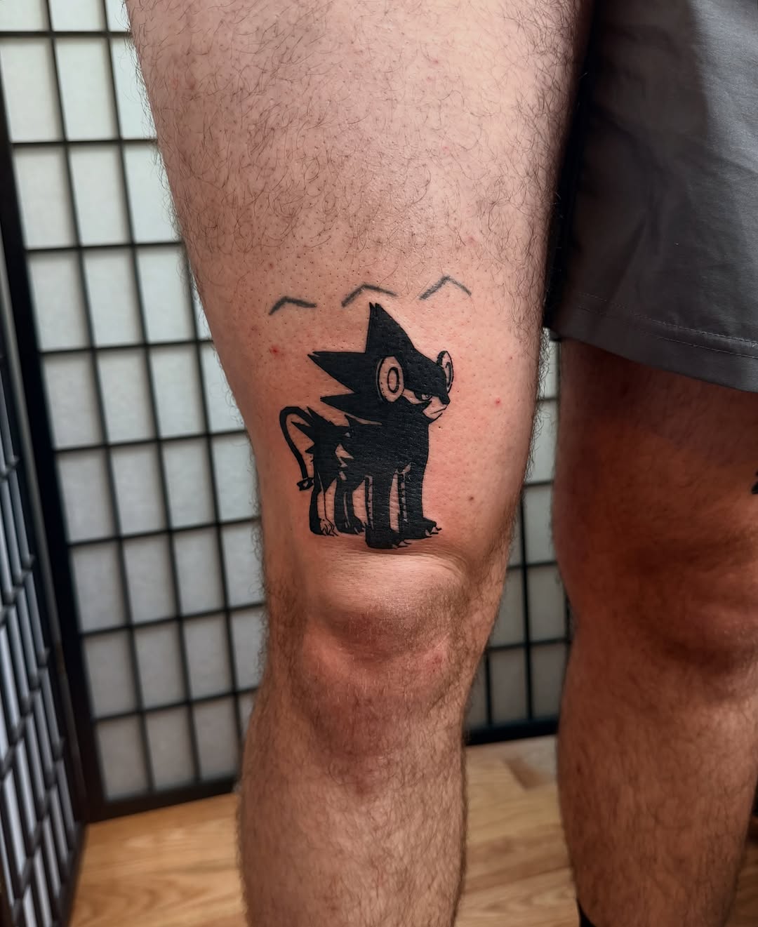 Tattoo by @isthepainok — blackwork