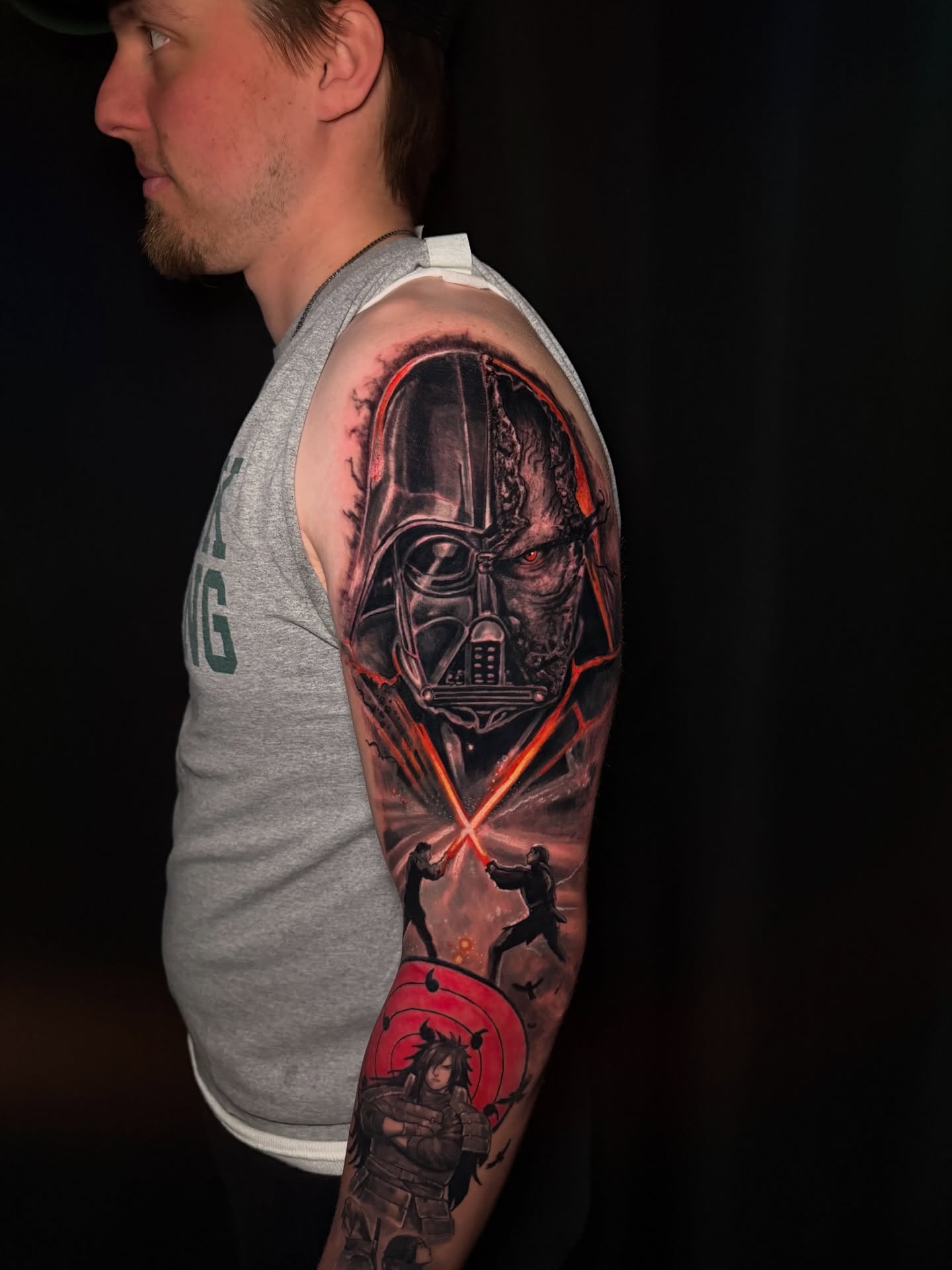 Tattoo by @hectorag_tattoo — dark_realism, anime