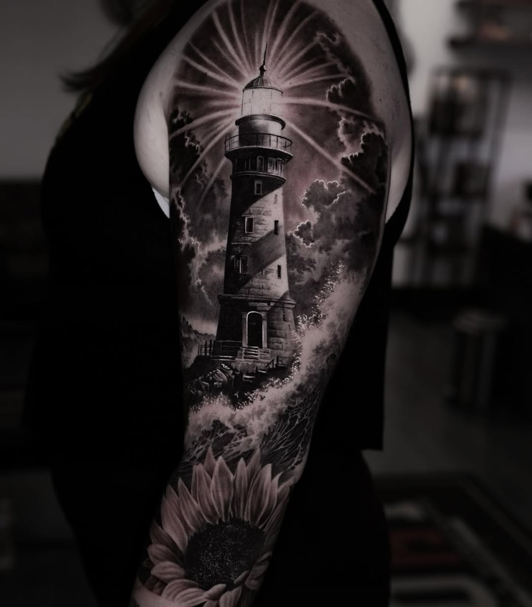 Tattoo by @davidxtattoos — realism, black_and_grey