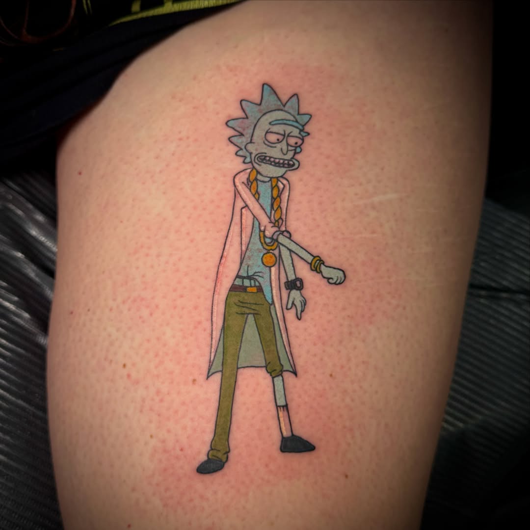 Tattoo by @uncle_dinky_art — dotwork