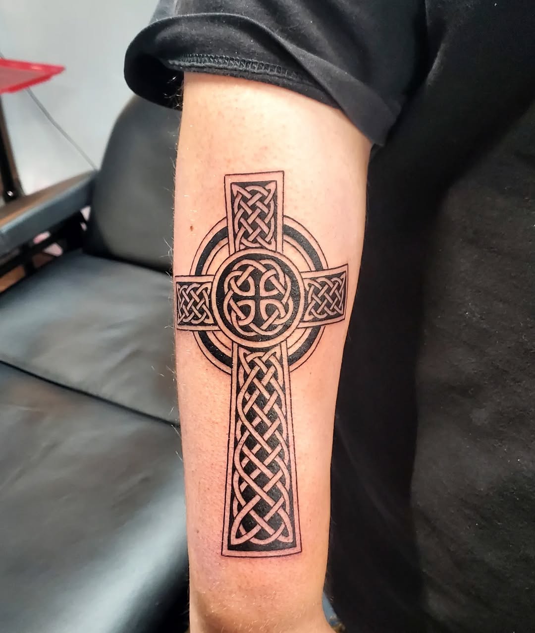 Tattoo by @shaileypasquale — tribal, blackwork