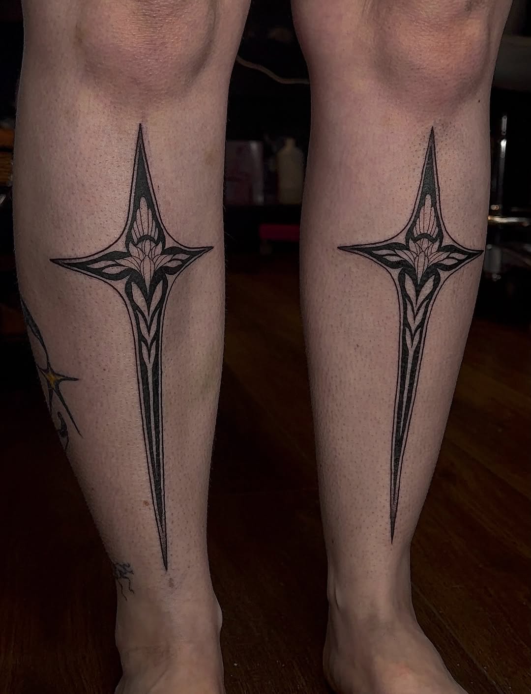 Tattoo by @aliciawhita — blackwork, ornamental