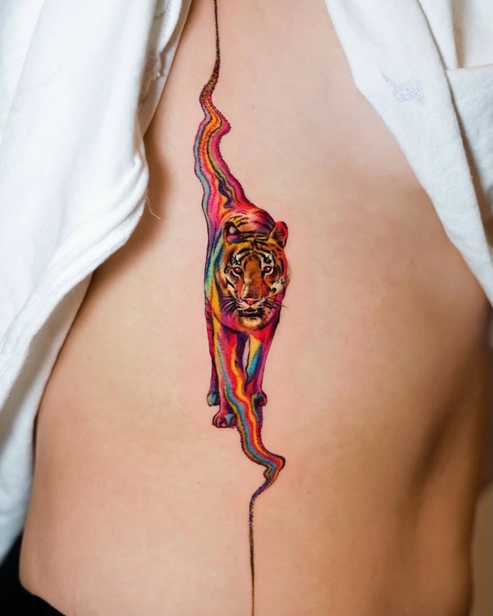 Tattoo by @jaer_tattoo — realism, watercolor