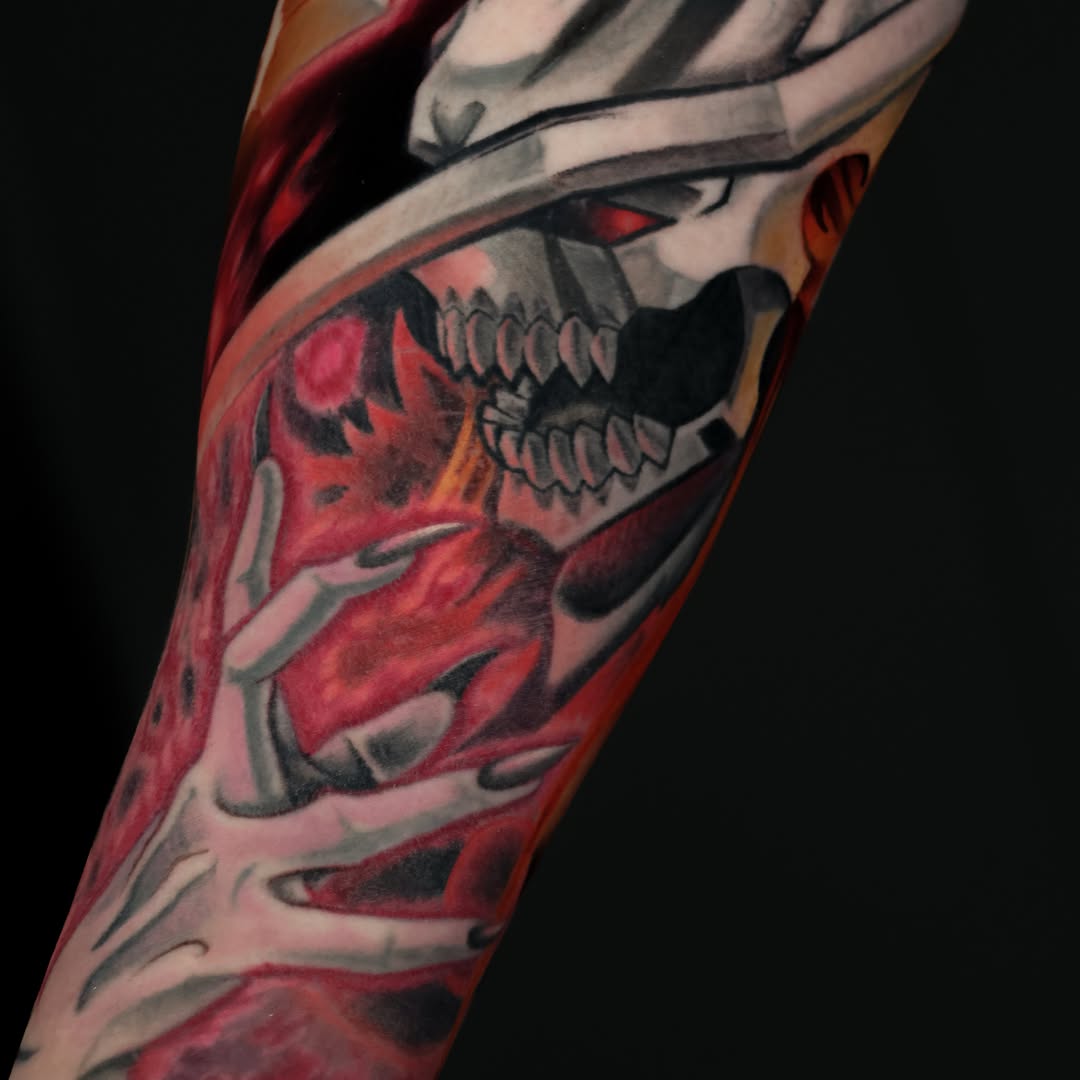 Tattoo by @xcalibertattoo — realism, dark_realism