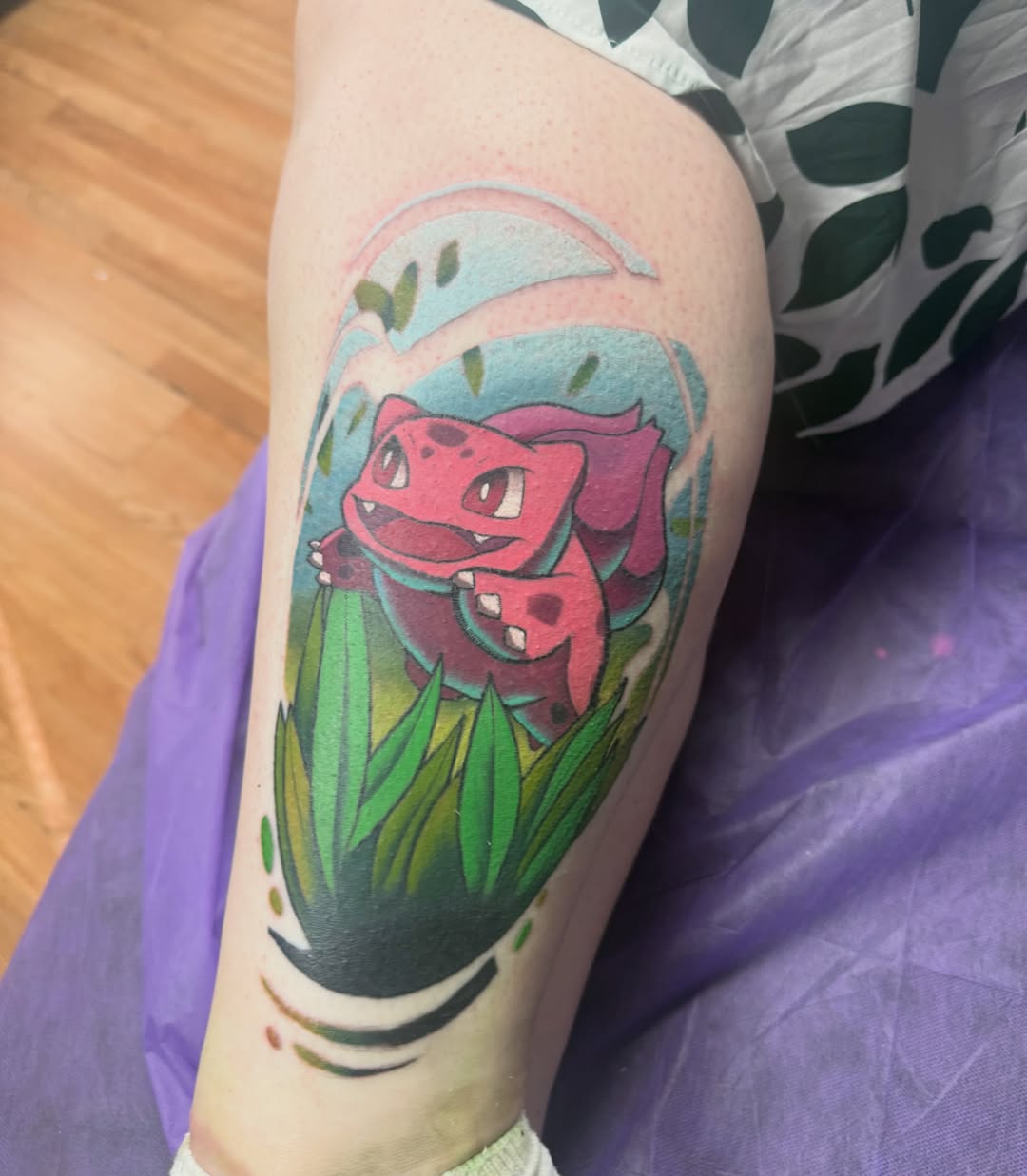 Tattoo by @benmckeetattoo — watercolor