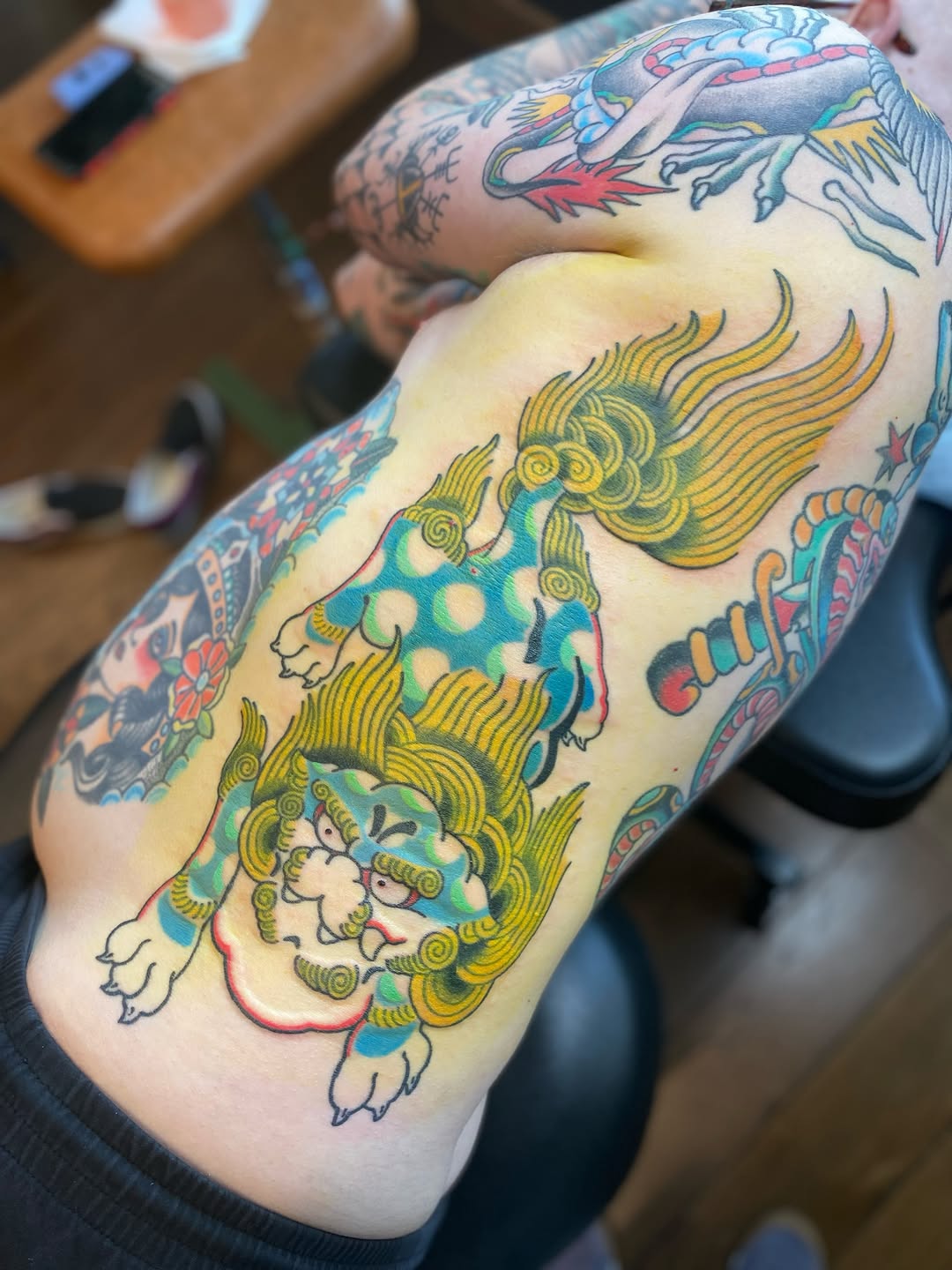 Tattoo by @sastattoos — japanese_irezumi, neo_traditional