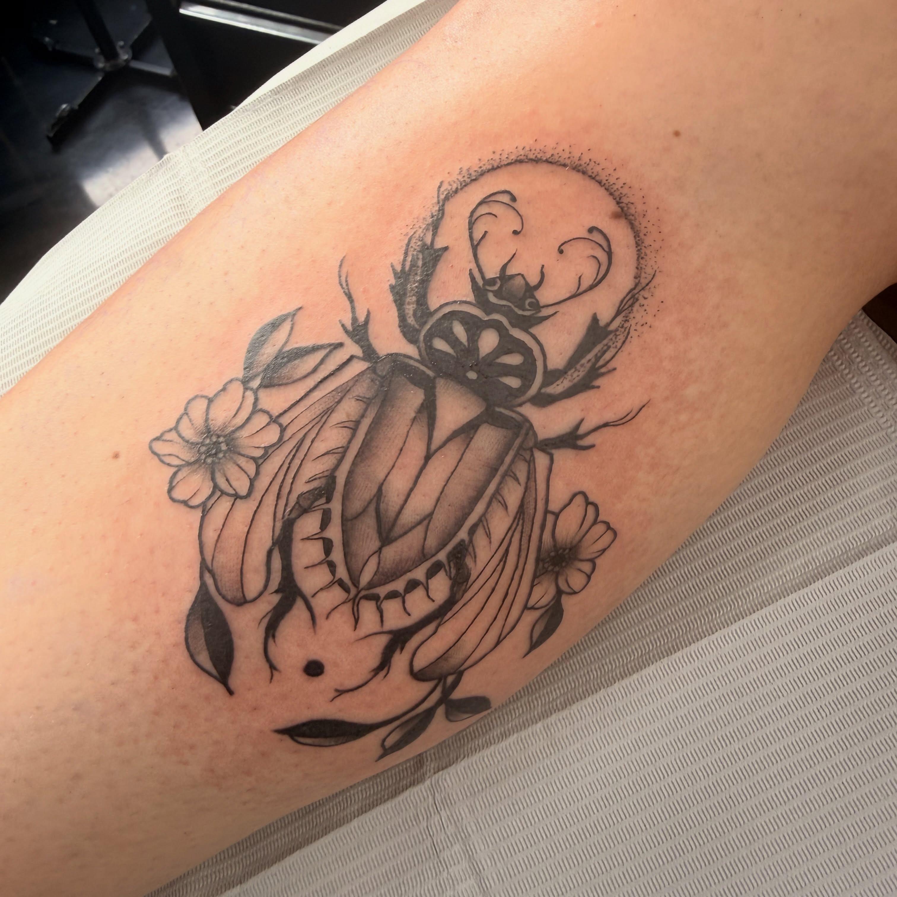 Tattoo by @mylenemassacre — black_and_grey