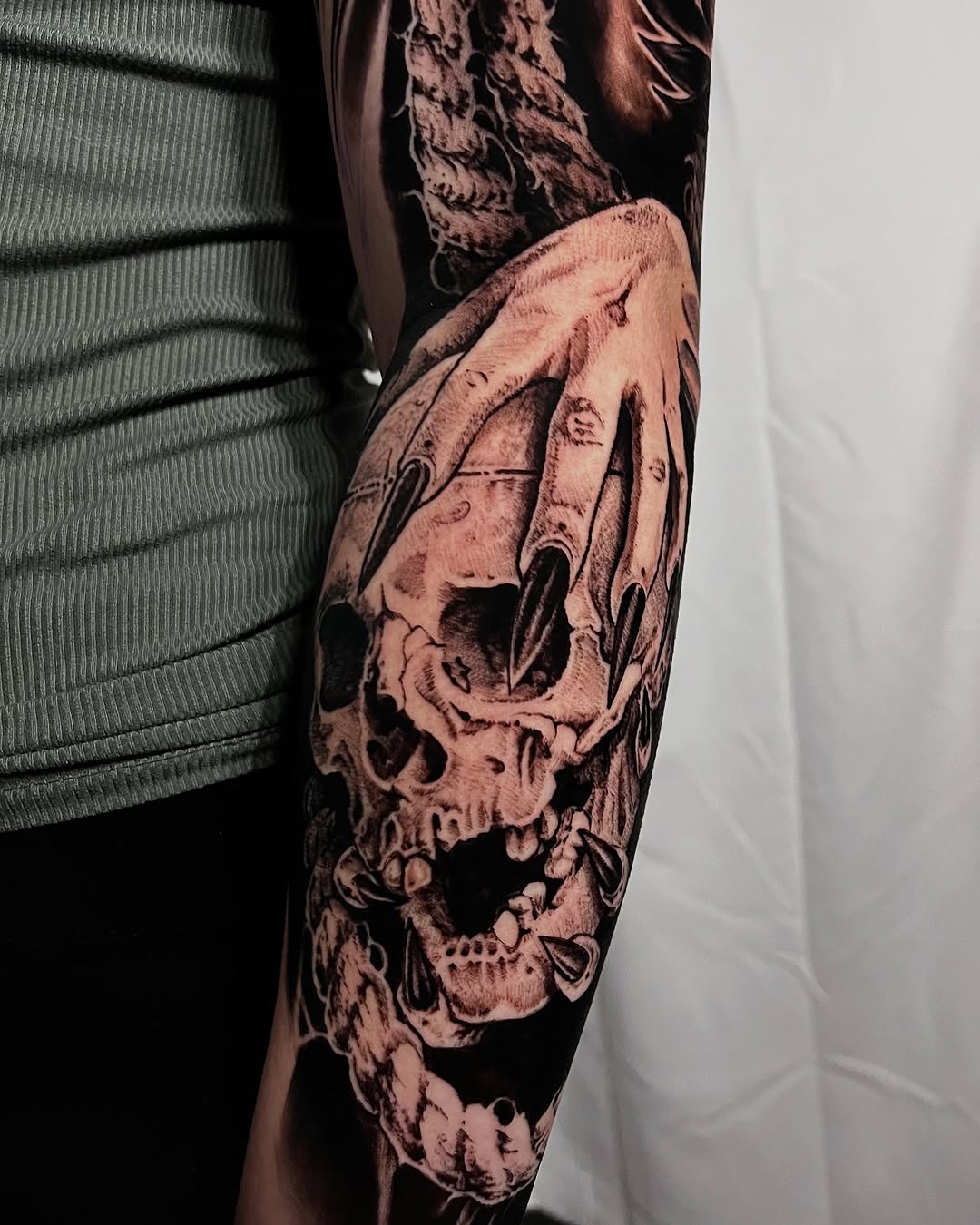 Tattoo by @tattoosbycameronj — realism, dark_realism