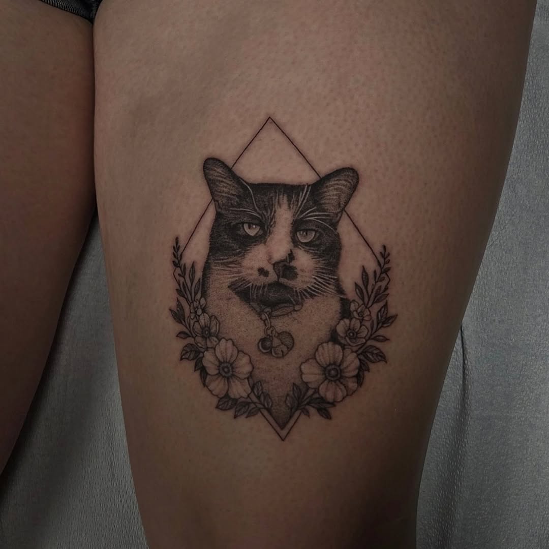Tattoo by @kylejosephtattoo โ realism, black_and_grey