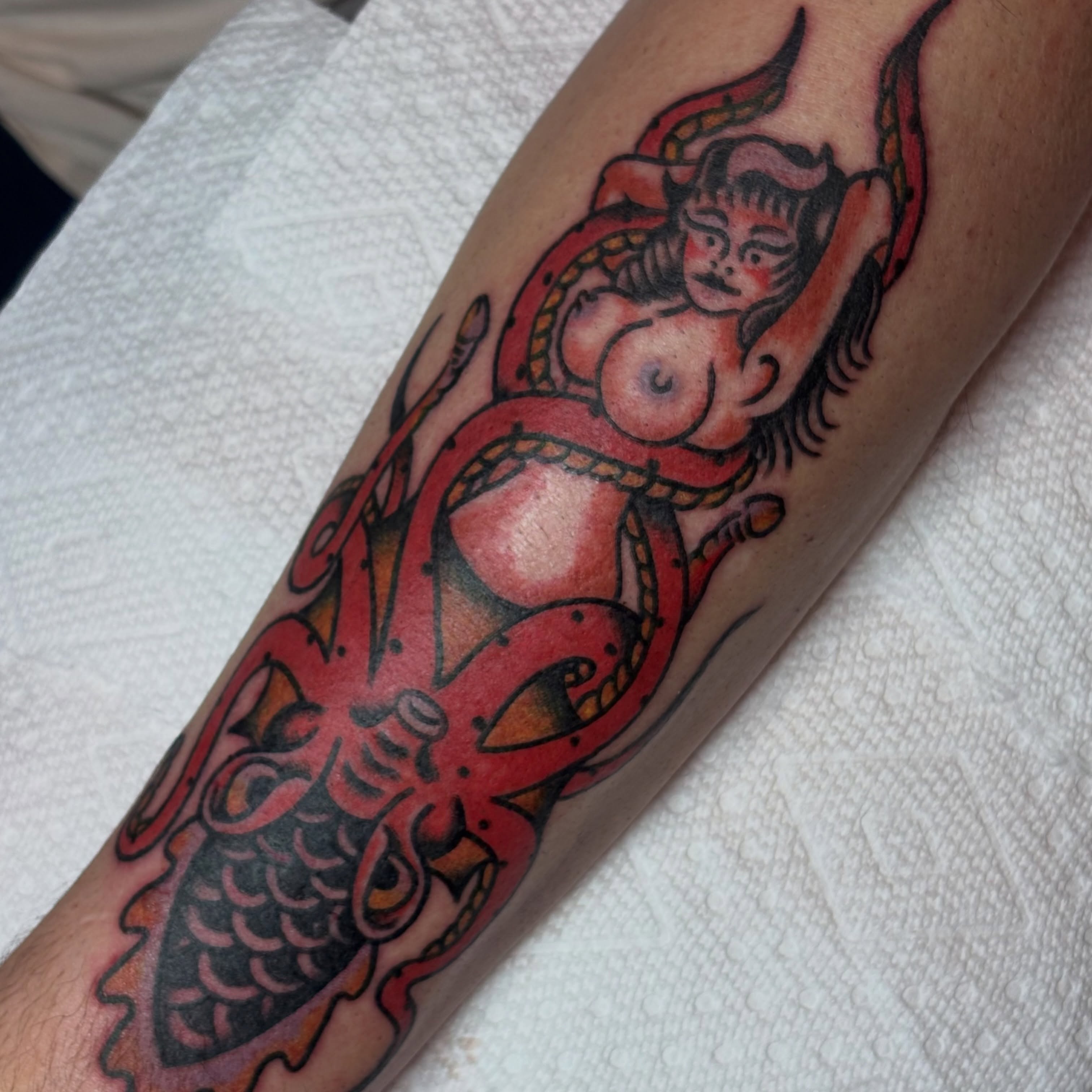Tattoo by @lone_duck — american_traditional