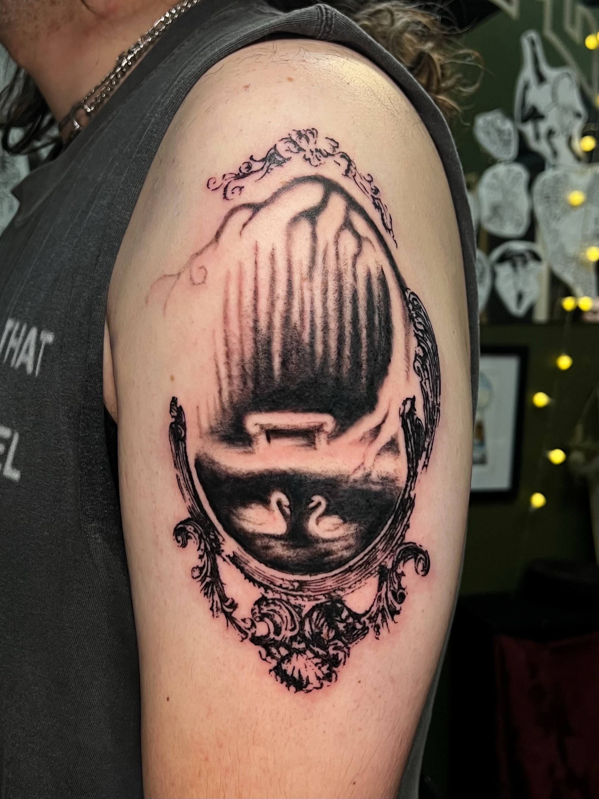 Tattoo by @elvensigils β black_and_grey