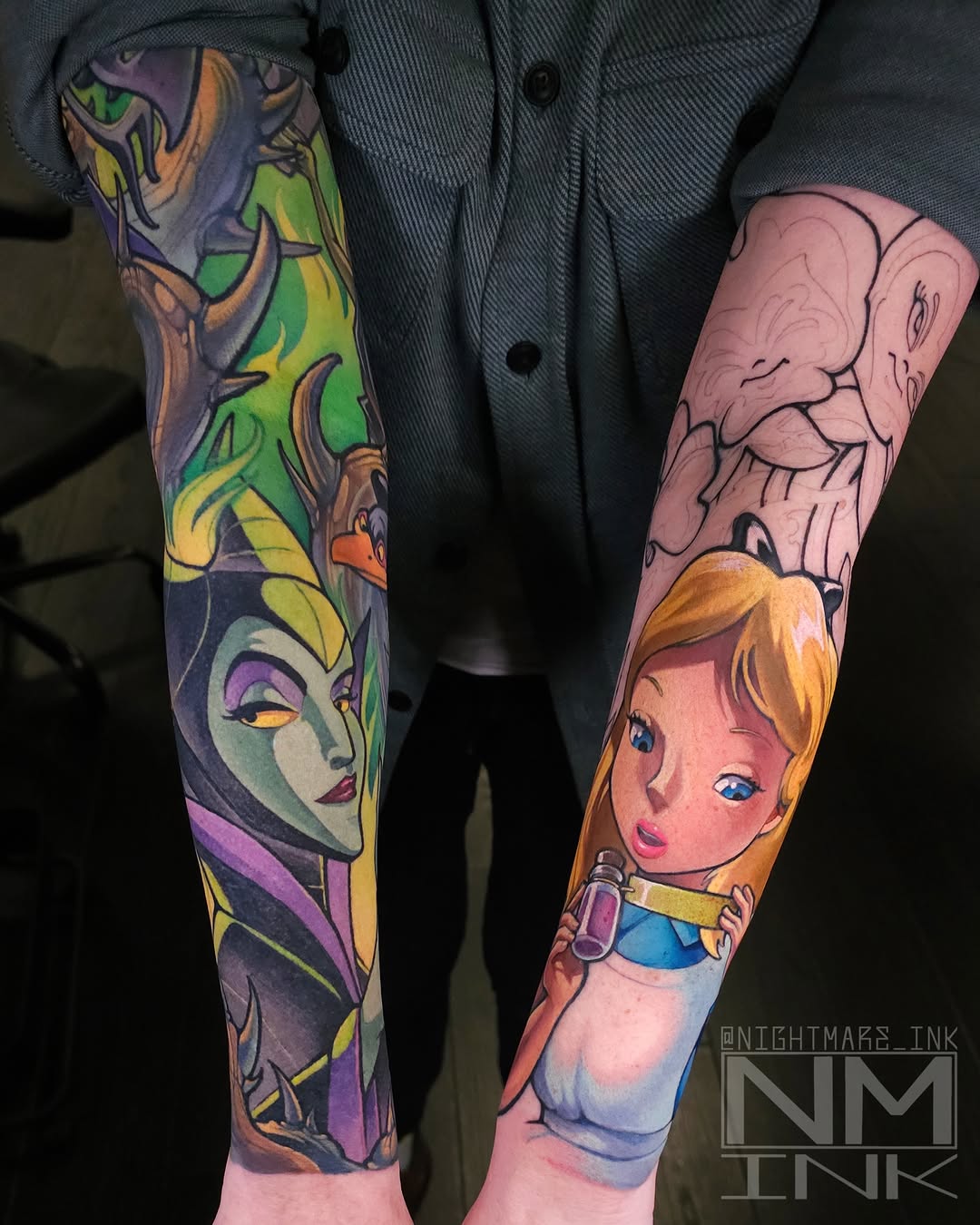 Tattoo by @nightmare_ink — new_school, anime