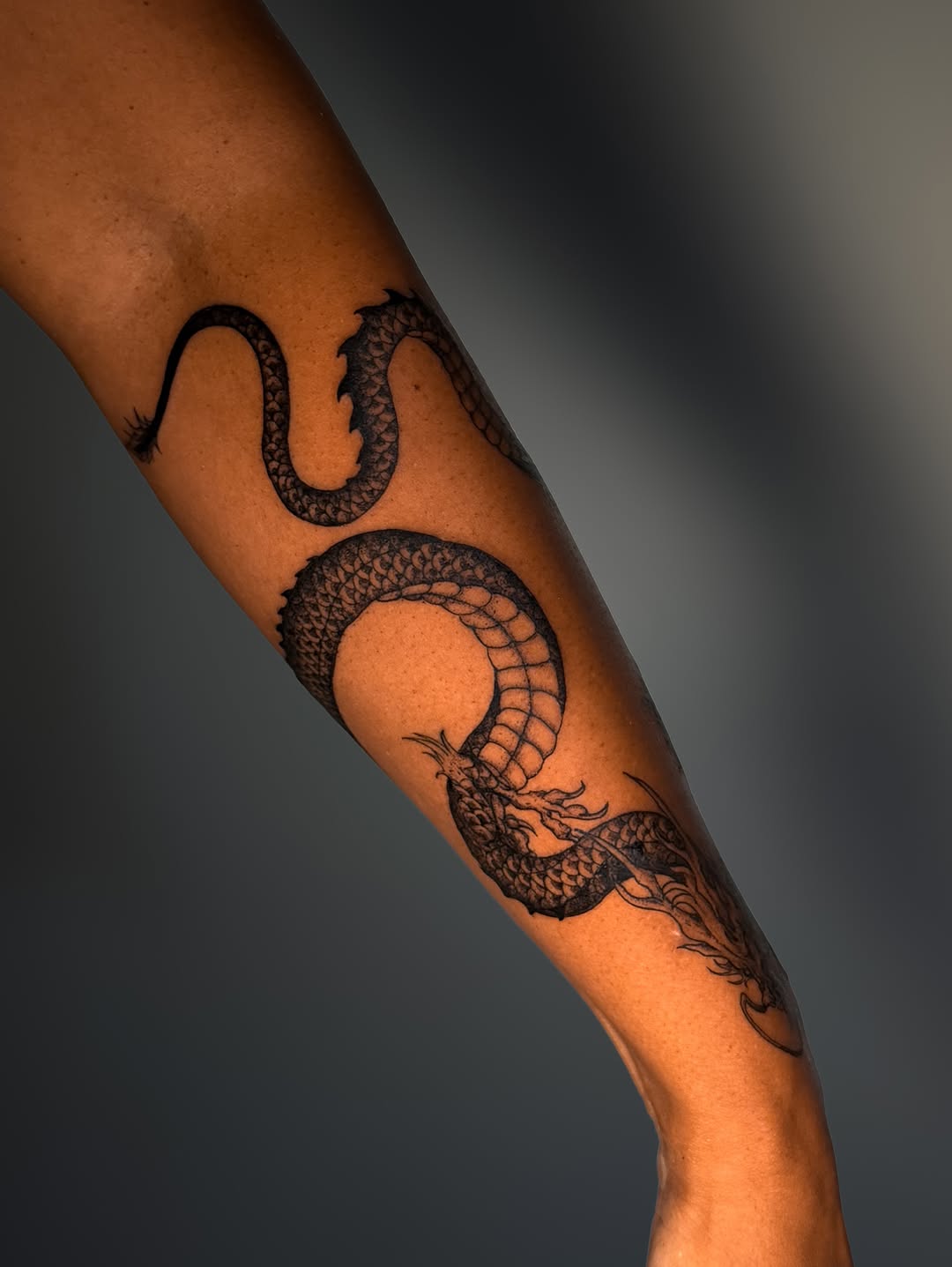 Tattoo by @tatbykam — japanese_irezumi, black_and_grey