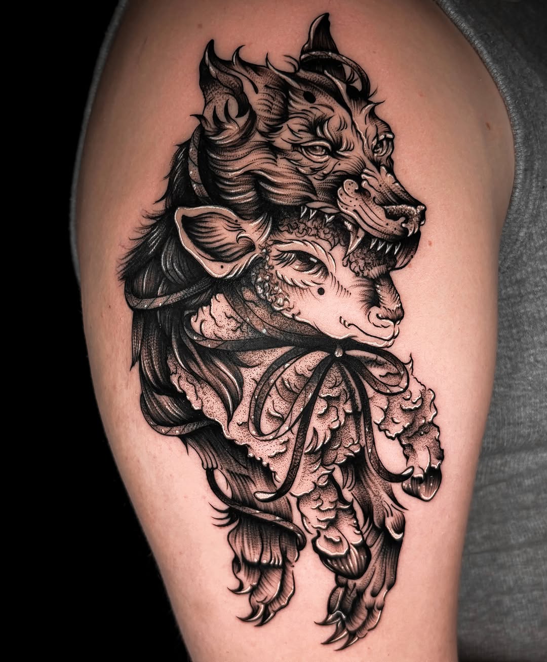 Tattoo work at Anime Ink Con 2026