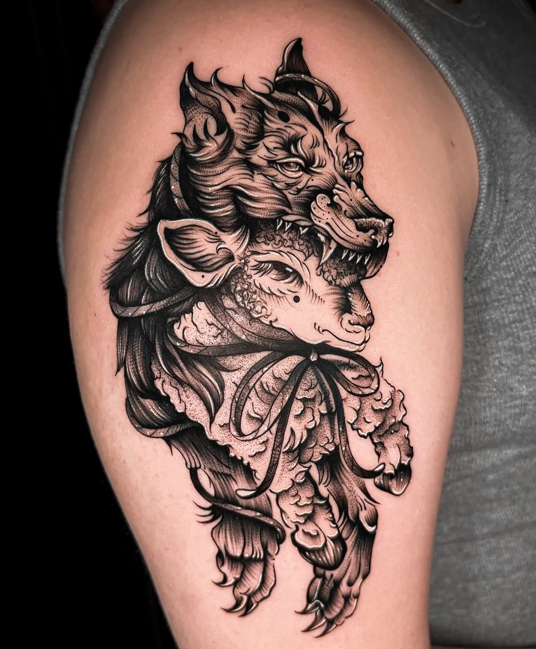 Tattoo work at Anime Ink Con 2026
