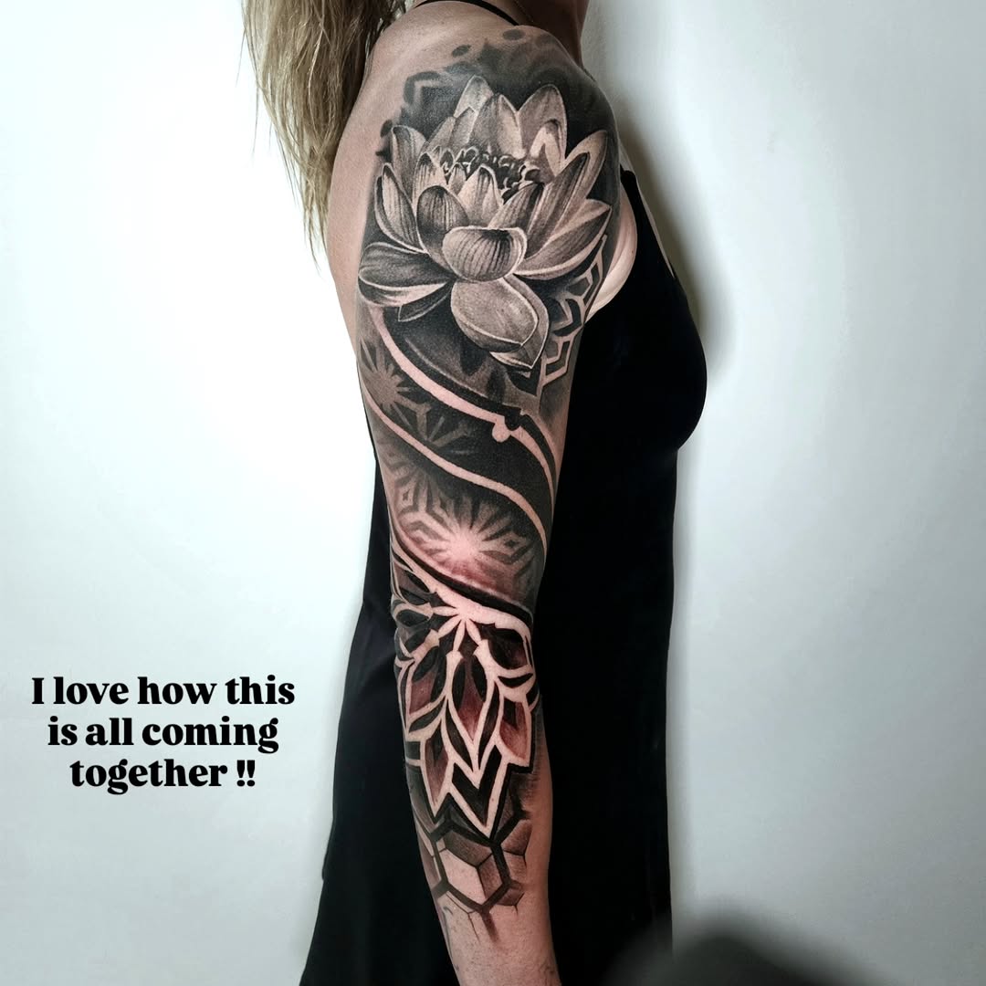 Tattoo by @tylermalek — realism, black_and_grey