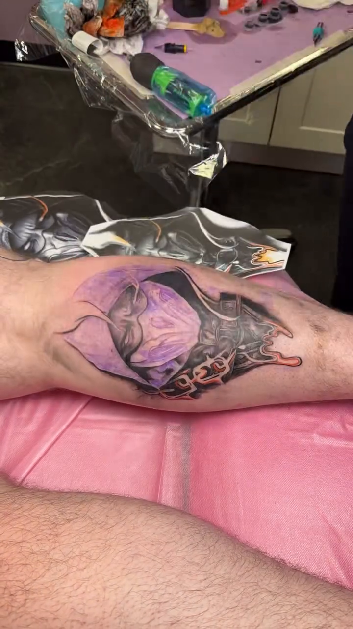 Tattoo by @melted_soul — black_and_grey, realism