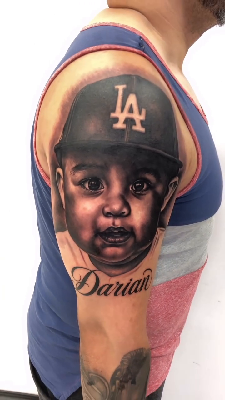 Tattoo by @dboy_87 — realism, black_and_grey