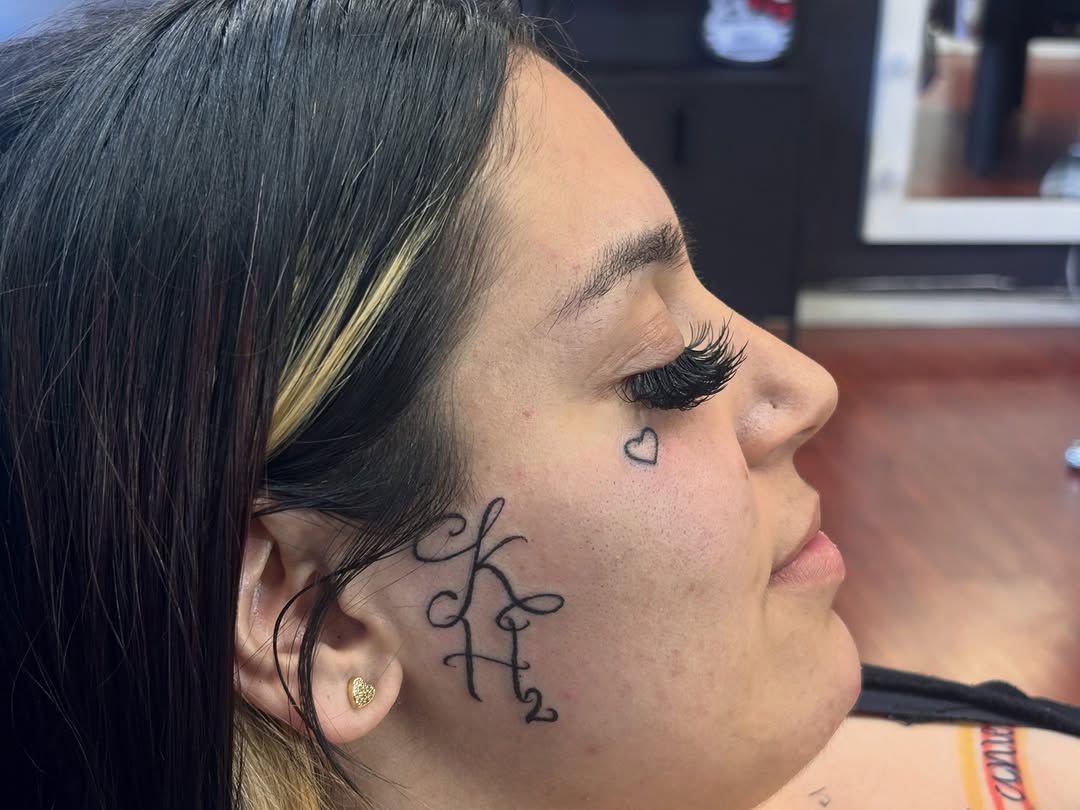 Tattoo by @amarieeetattz — lettering_script, fine_line