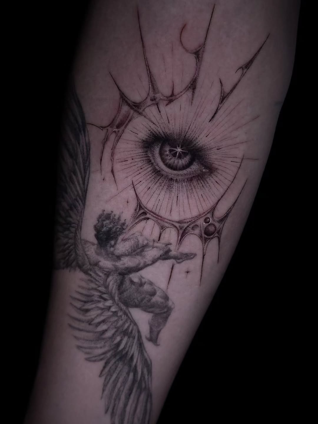 Tattoo by @ink_by_vi_tattoo — black_and_grey, realism
