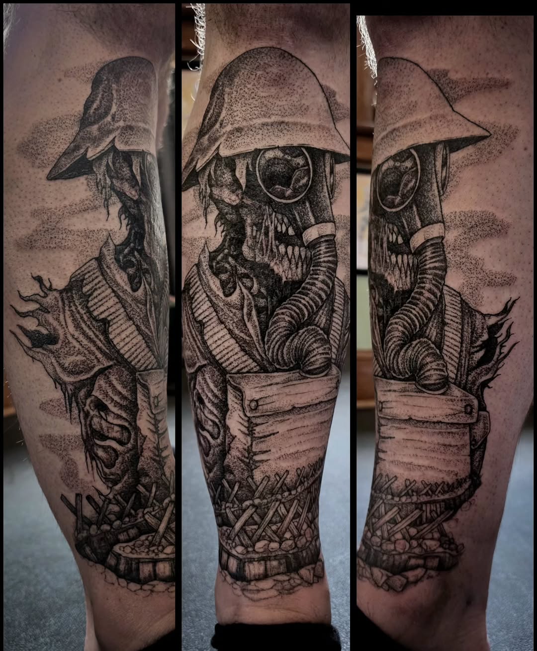Tattoo by @el_tejon โ dark_realism, dotwork