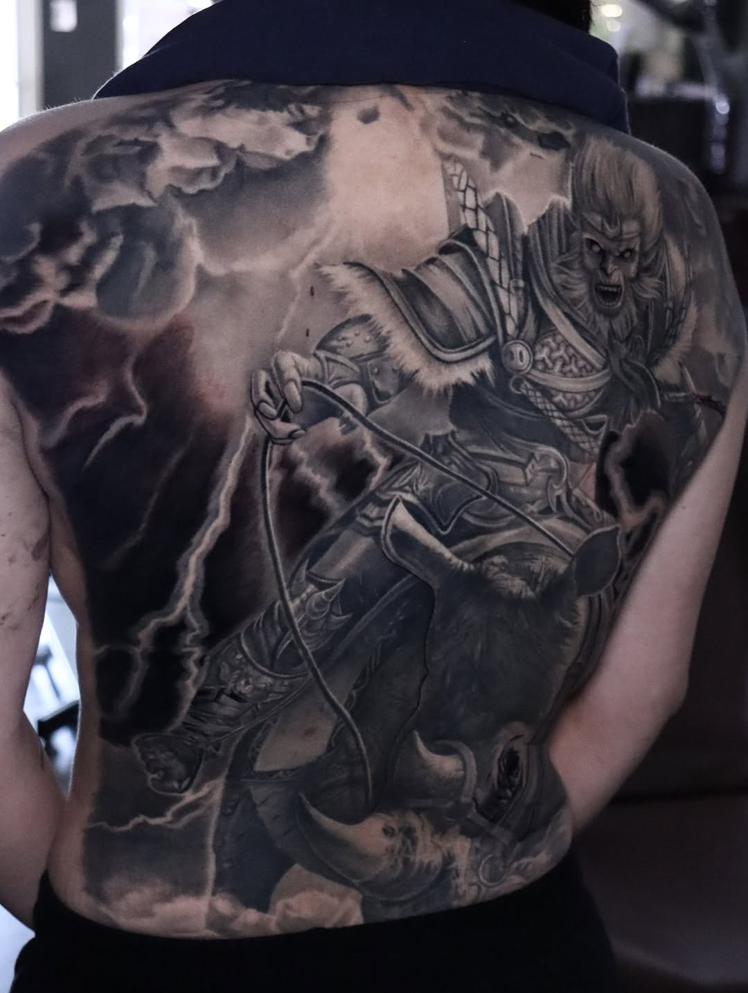 Tattoo by @crisp_ink — realism, black_and_grey