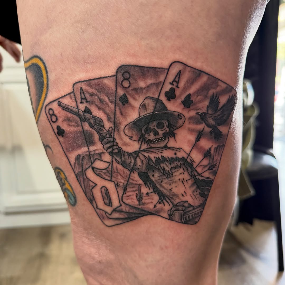 Tattoo by @matthewgtattoos — black_and_grey, realism