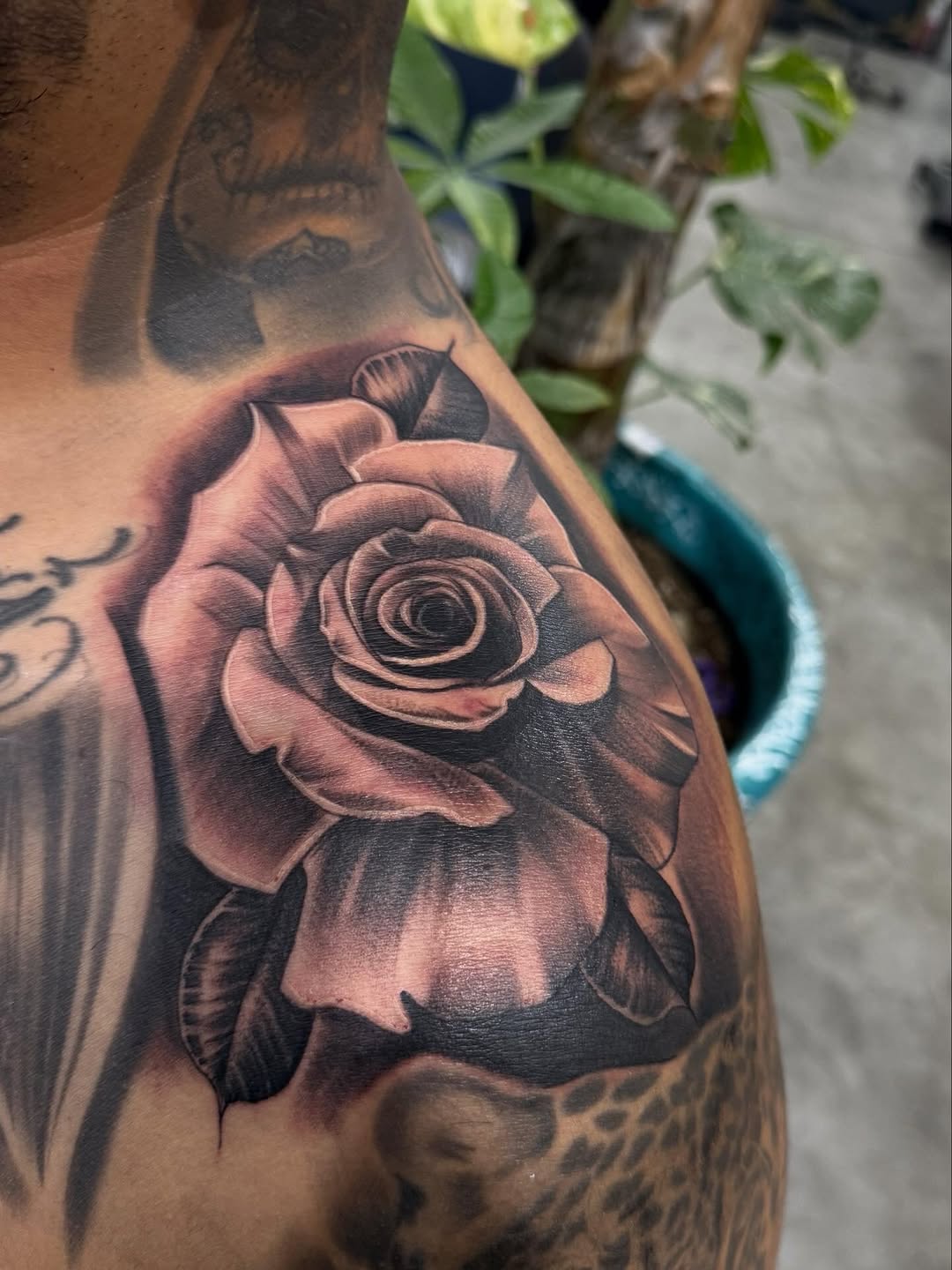 Tattoo by @tattoo_isaac562 — realism, black_and_grey