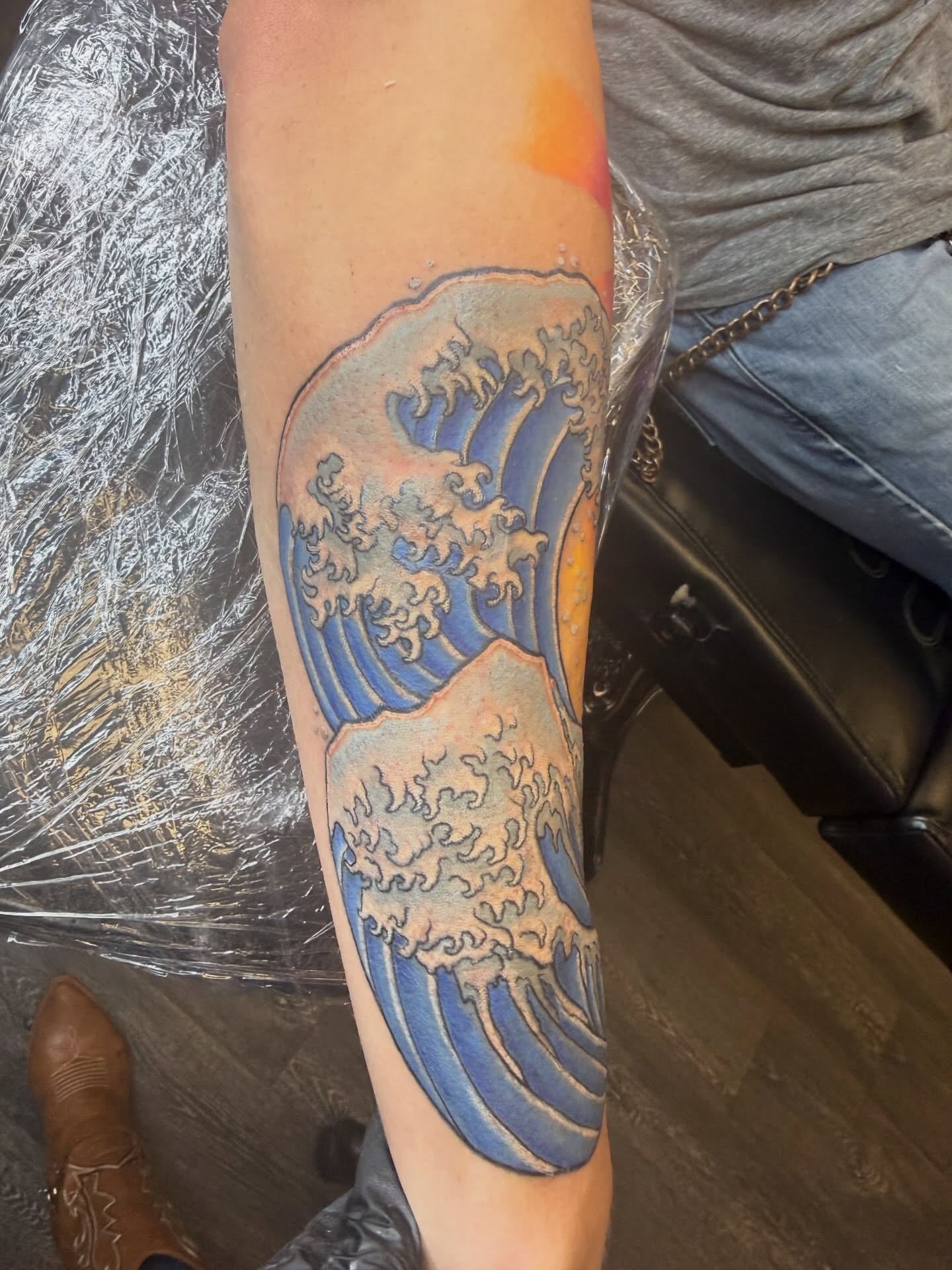 Tattoo by @arcanum.fae.tattoos — japanese_irezumi, black_and_grey