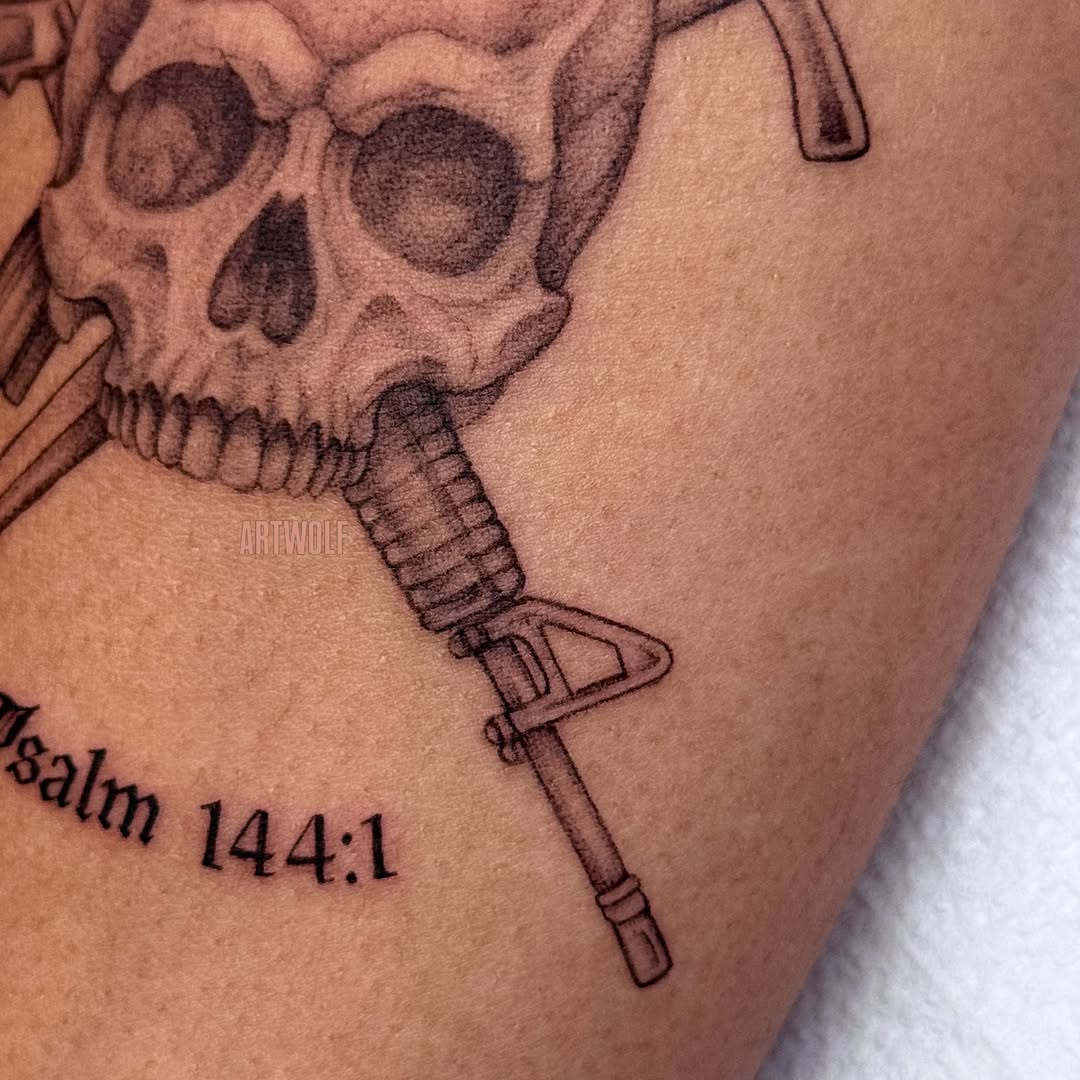 Tattoo by @artwolf β black_and_grey, realism