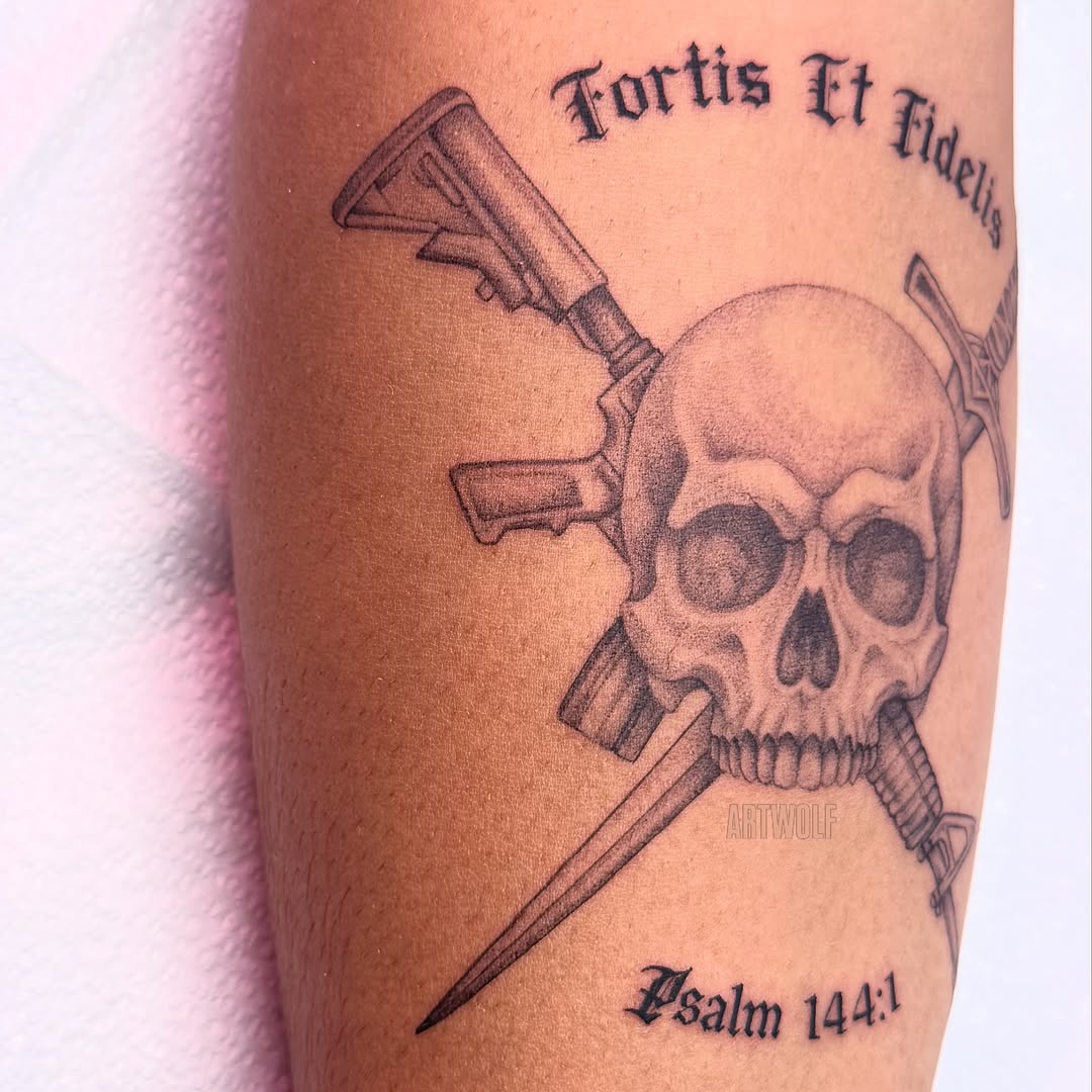 Tattoo by @artwolf β black_and_grey, realism
