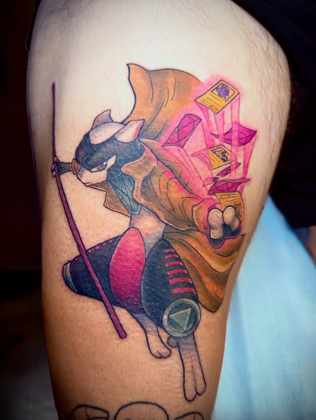 Tattoo by @krisnotch_tattoo — new_school, anime