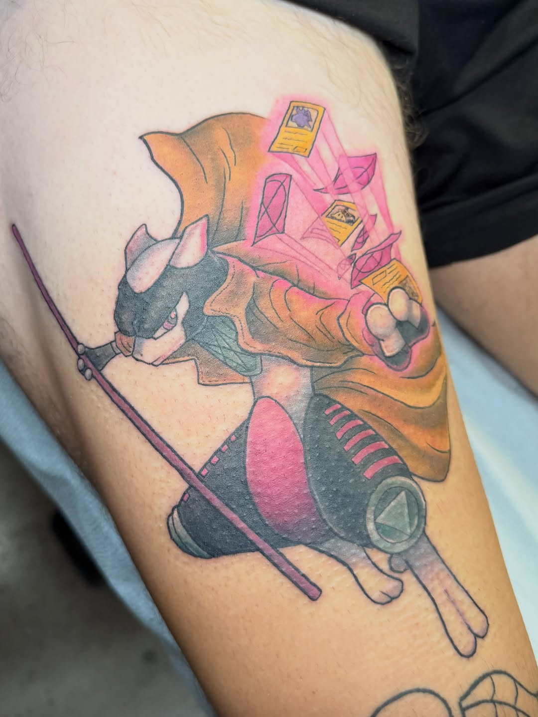 Tattoo by @krisnotch_tattoo — new_school, anime