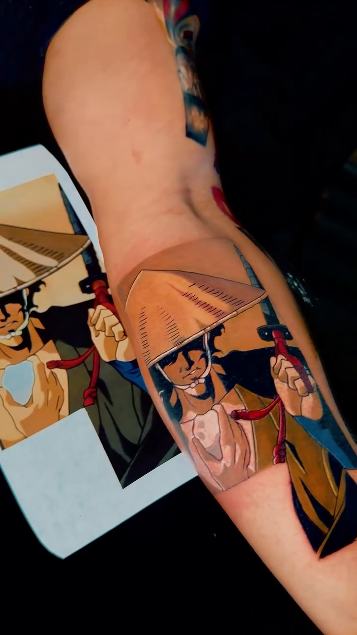 Tattoo by @poch_arts — anime