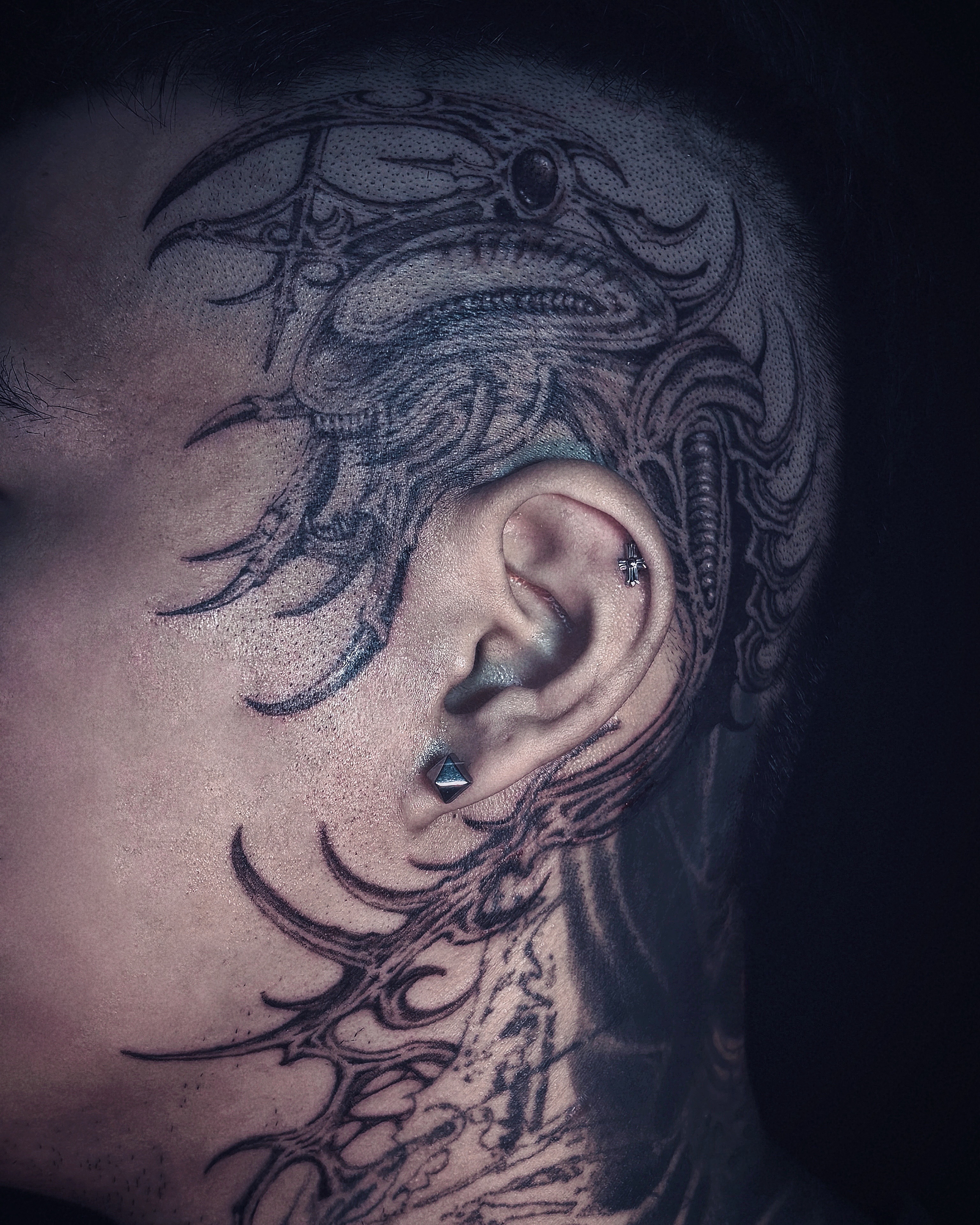Tattoo by @leexitt — black_and_grey, tribal