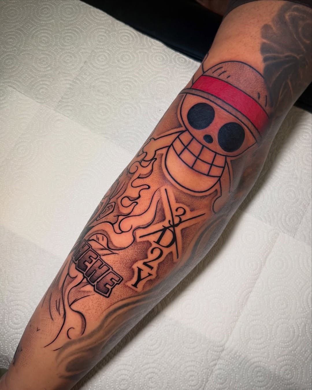 Tattoo by @create.inks — anime