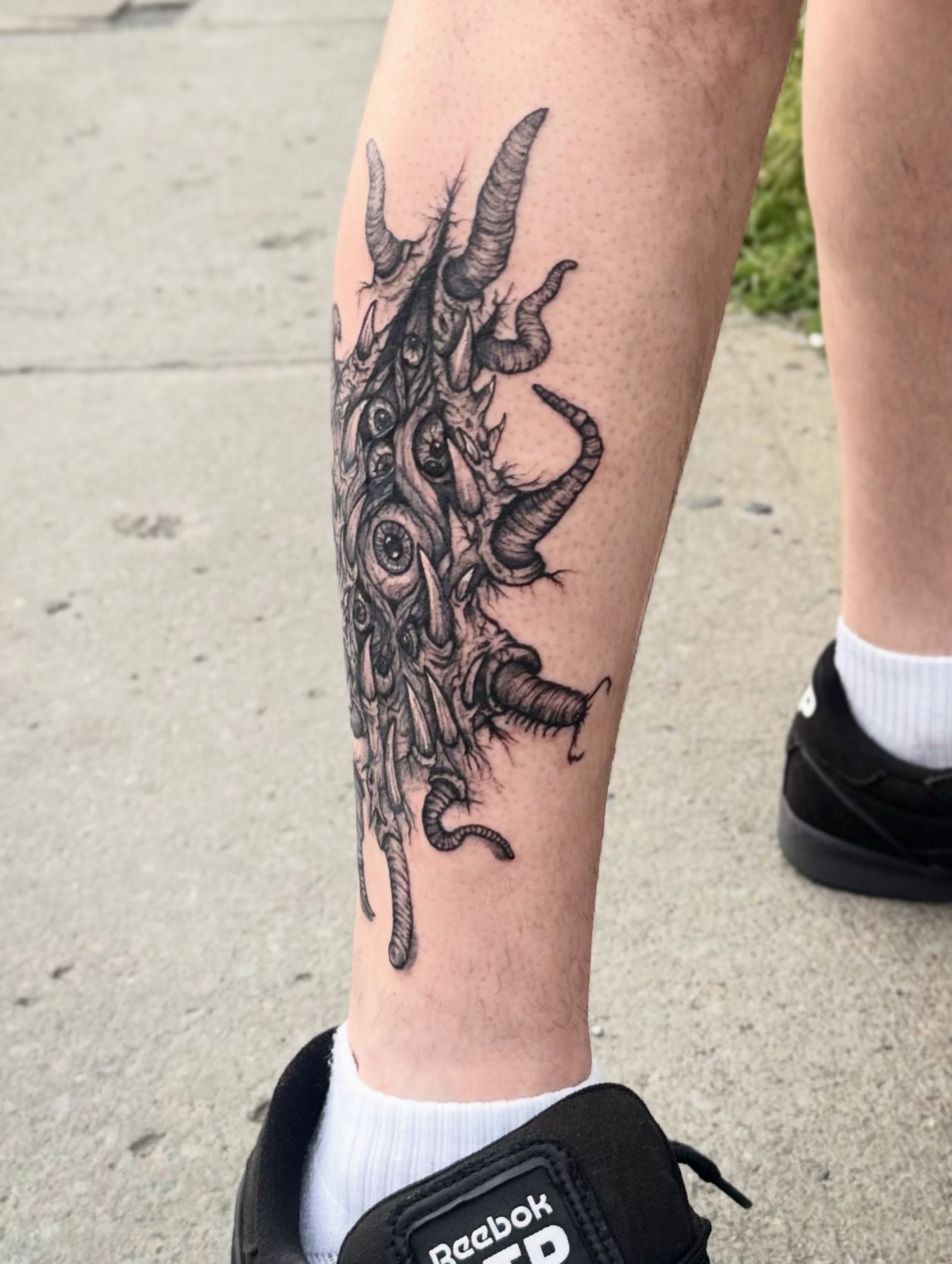 Tattoo by @my_dear__attention — dark_realism