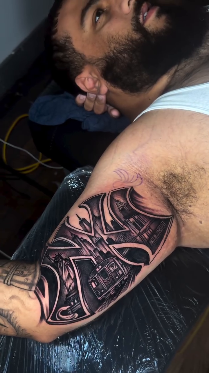 Tattoo by @broken_tattz β geometric, black_and_grey